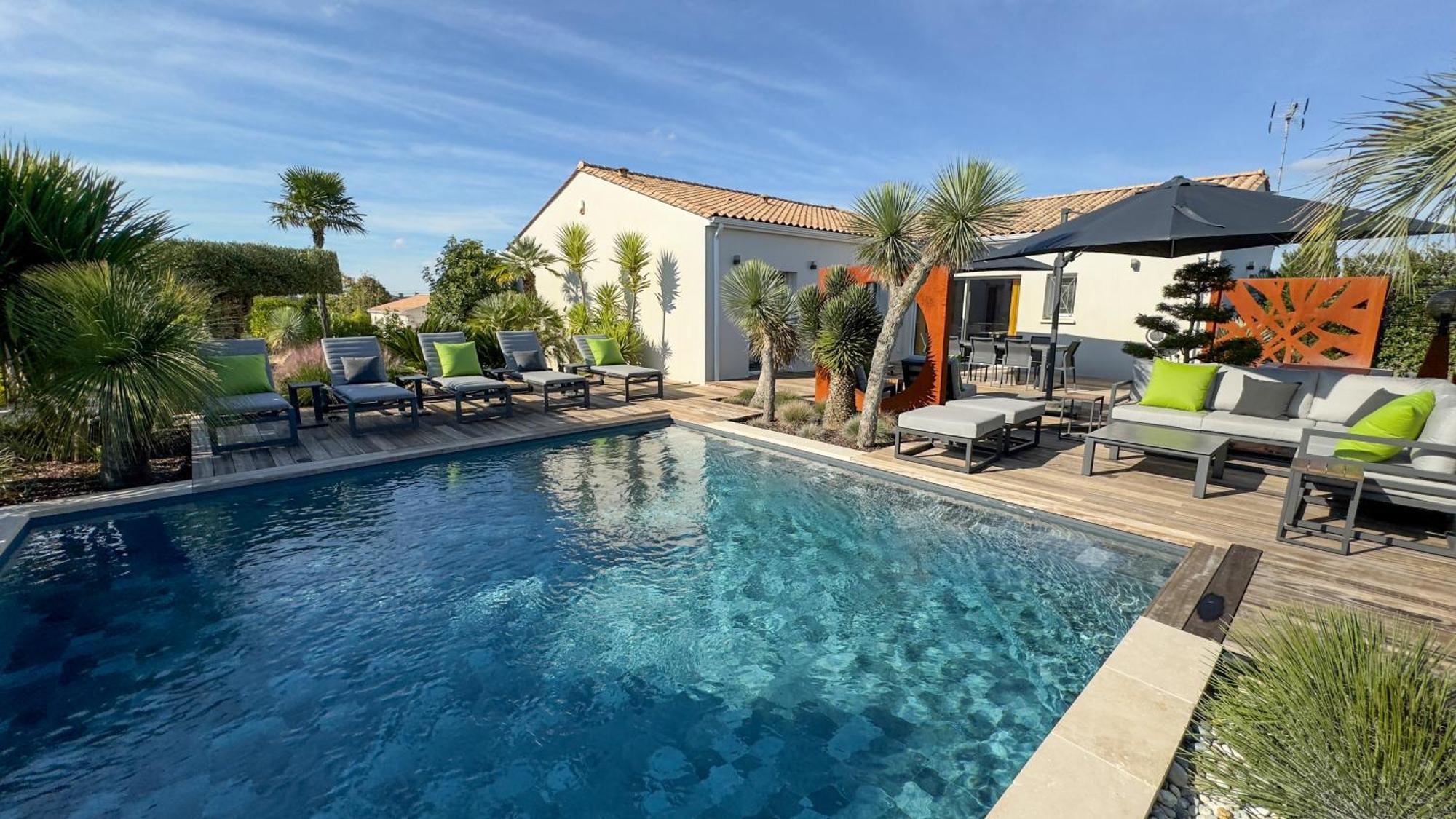Villa Harmonie - Luxe, Jaccuzzi Et Piscine En Charente-Maritime Saint-Ciers-du-Taillon Exterior photo